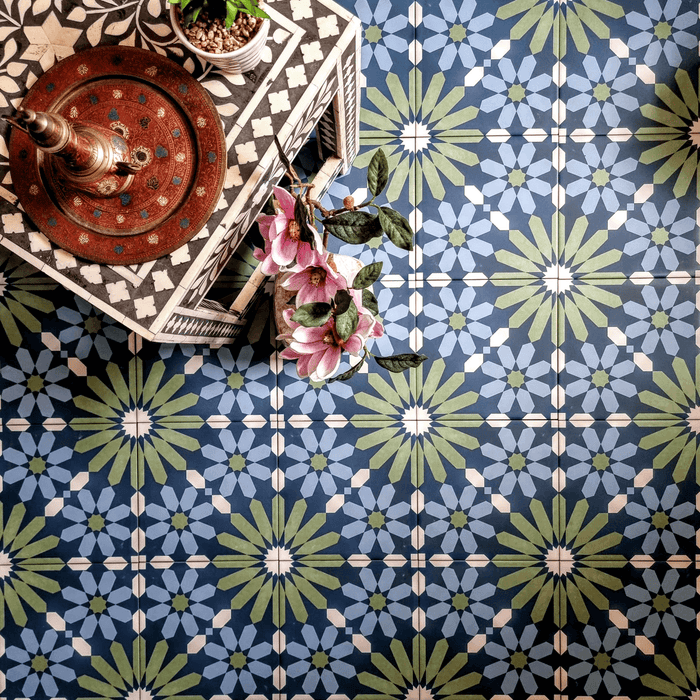 Fizaan Springs Moroccan Pattern Tiles 20cm x 20cm