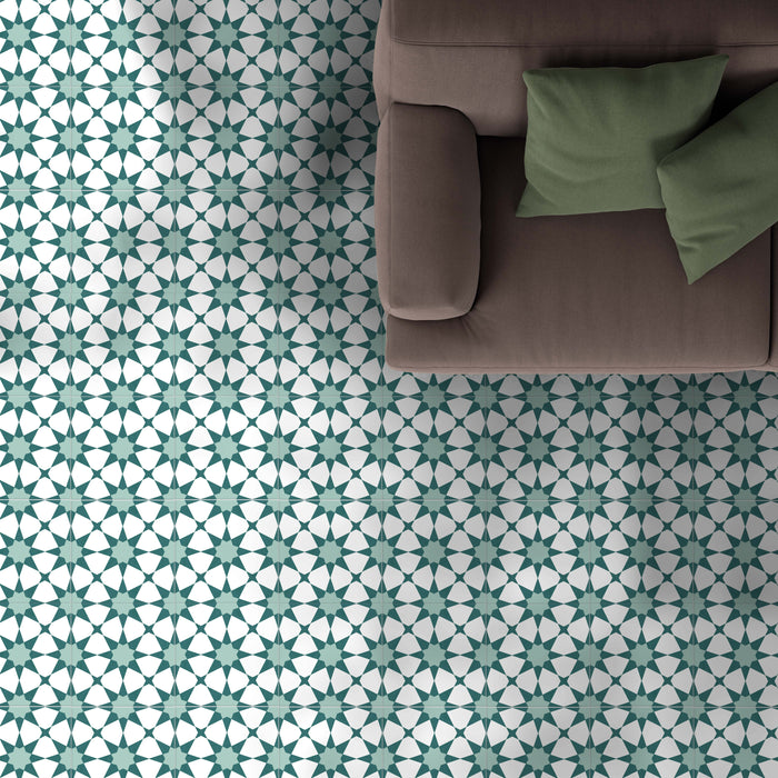 Agraba Green | Moroccan Style | 20cm x 20cm