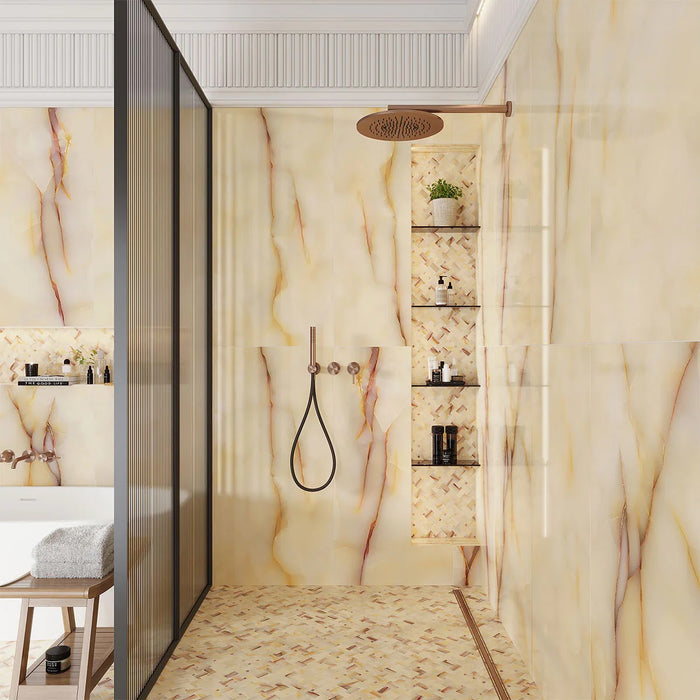 Fantasia Miele Onyx Matt Stone Tiles | 60cm x 120cm