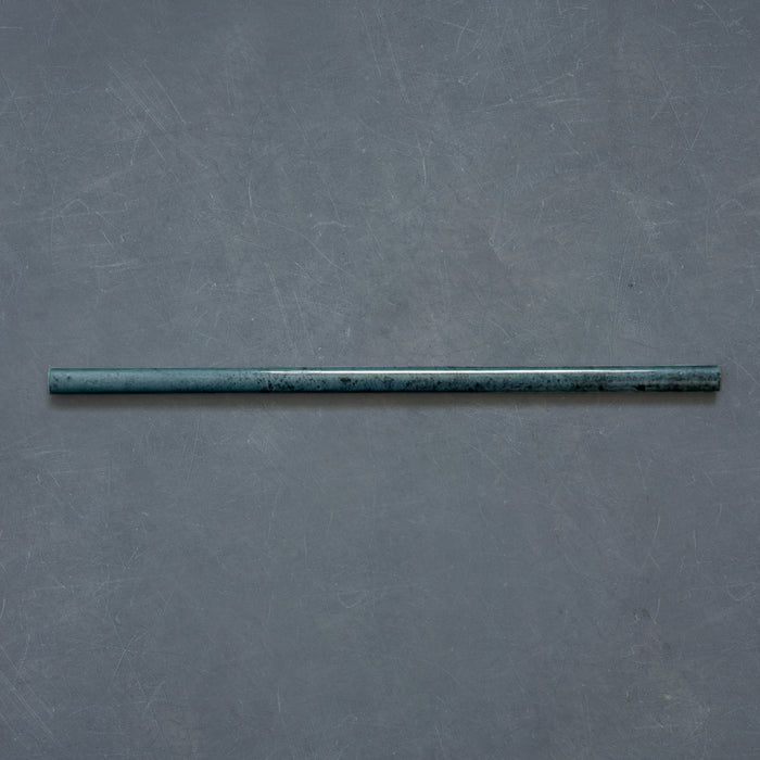 Izmir Blue Gloss Pencil Bullnose Border Tile 1.2cm x 30cm