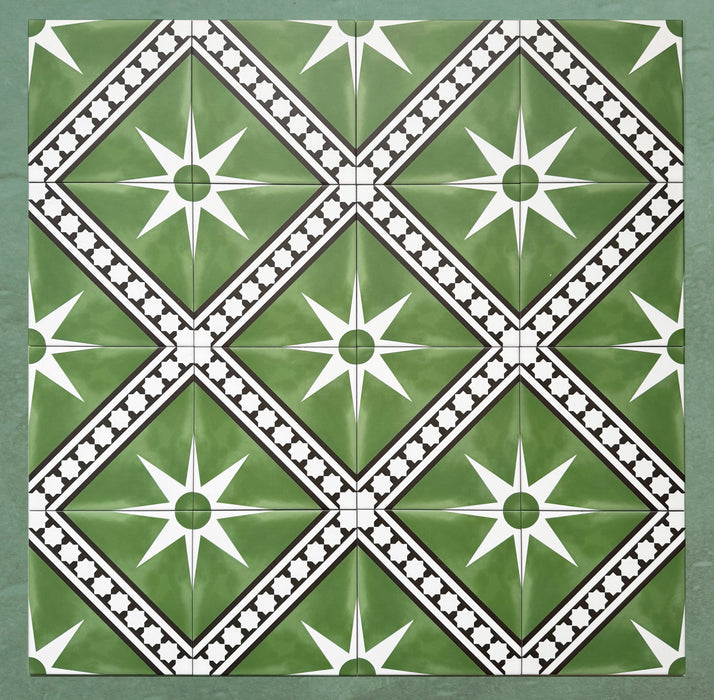 Galata Green | Moroccan Style | 20cm x 20cm