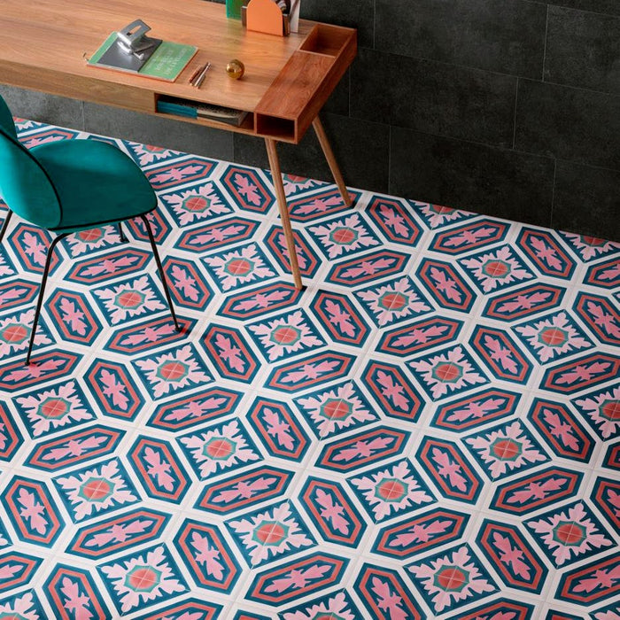 Europa Vienna | Multicoloured Tile | 20cm x 20cm | Wall & Floor Tiles