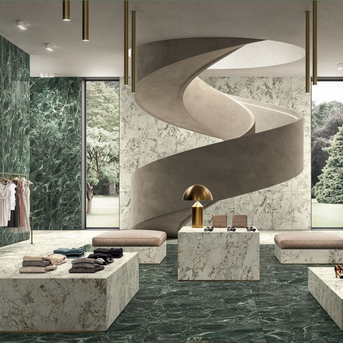 Grand Verde Alpi Polished Marble style | Porcelain Wall & Floor Tiles | 60cm x 60cm