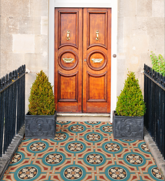 Europa Helsinki | Multicoloured Pattern Tile | 20cm x 20cm | Wall & Floor Tiles