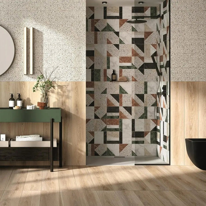 Dino Terrazzo Blanco Decor Patchwork | Terrazzo Style | 20cm x 20cm