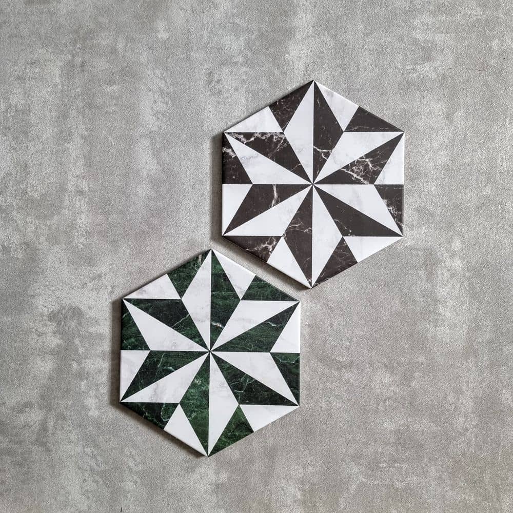 Plaza Marble Hexagon Collection