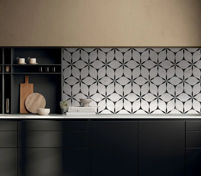 Bassano Flowers 3D Décor | Porcelain Wall & Floor Tiles | 60cm x 120cm