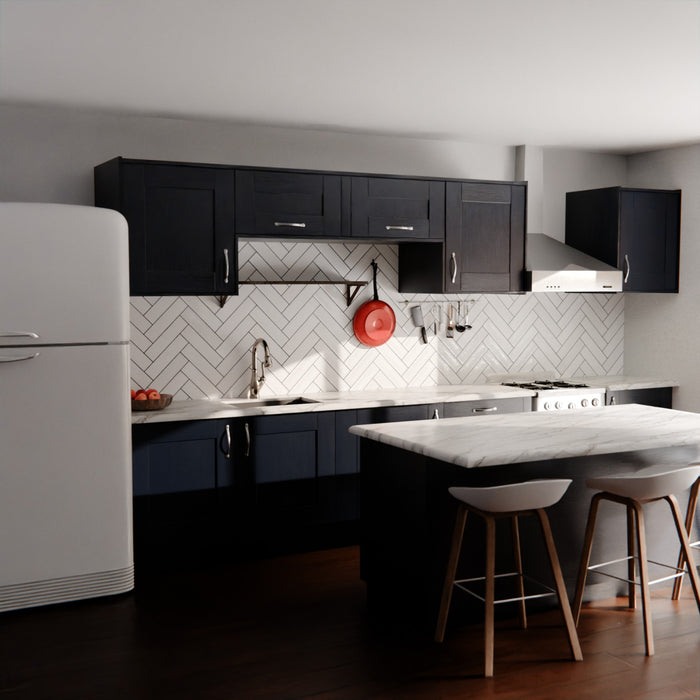 Durban Tile | Gloss White | Handmade Effect | Rustic Tile | 7.5cm x 30cm