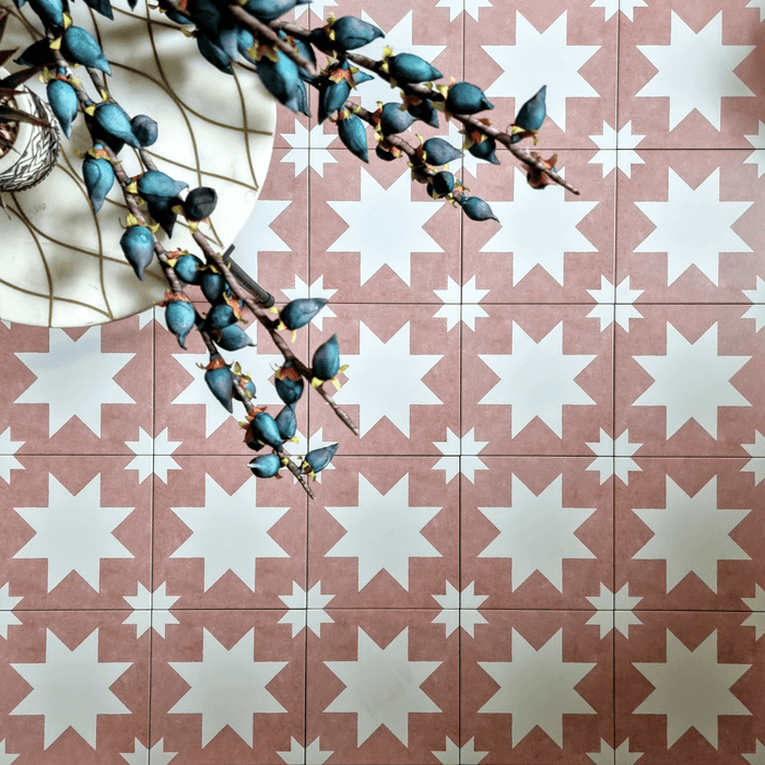 Kenitra Natural Terra Star Moroccan Tiles 20cm x 20cm