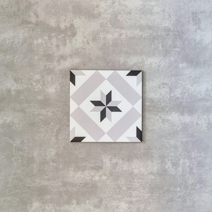 Georgetown Tile | Victorian Tile | Patterned Tile | 20cm x 20cm FULL TILE SAMPLE