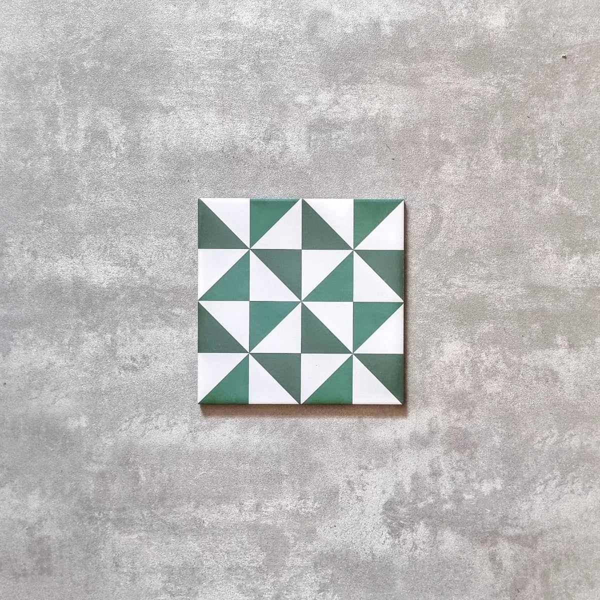 Magic Diamond Green 20cm x 20cm FULL TILE SAMPLE — Artisan Tile Company