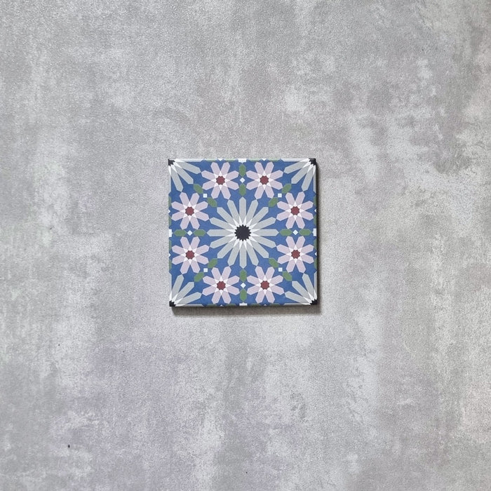 Fizaan MINI Artisan Moroccan Pattern Tiles  15cm x 15cm