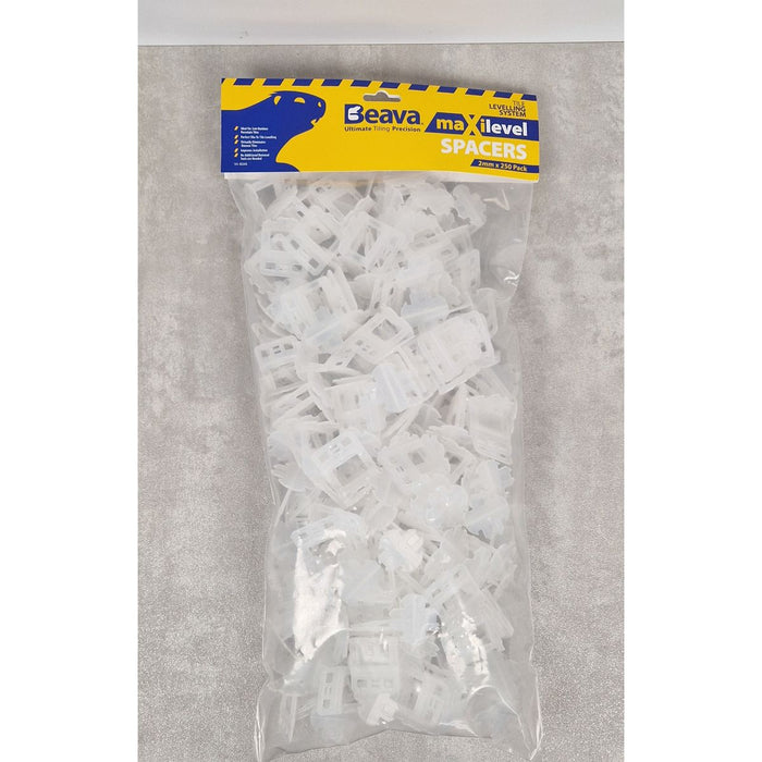 Wall & Floor 2mm Tile Levelling Bases Bag 250 pcs