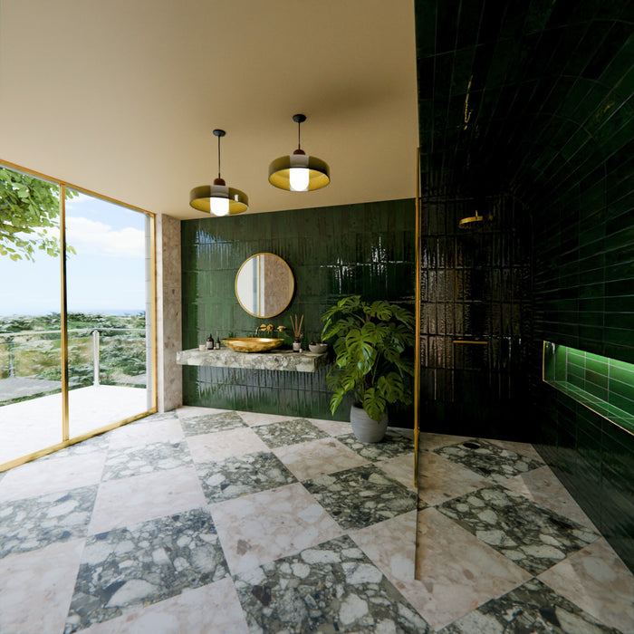 Venetian Ivory | Terrazzo Tile | Matt Finish | 60cm x 60cm