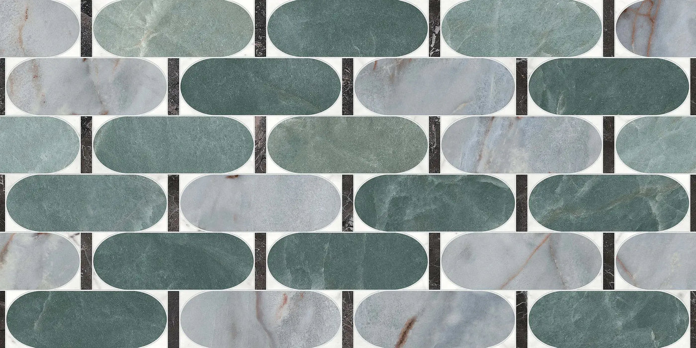 CUT TILE SAMPLE Bassano Abacus 3D Décor | Porcelain Wall & Floor Tiles | 60cm x 120cm