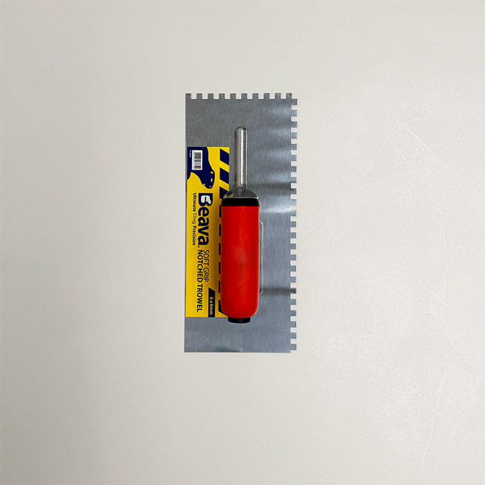 6 x 6 Soft Grip Notched Trowel