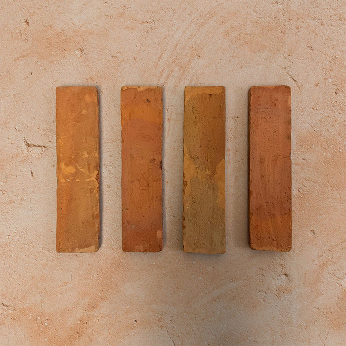 Tuscan Handmade | Terracotta | Brick Tiles |  7.5cm x 30cm | Wall and Floor Tiles