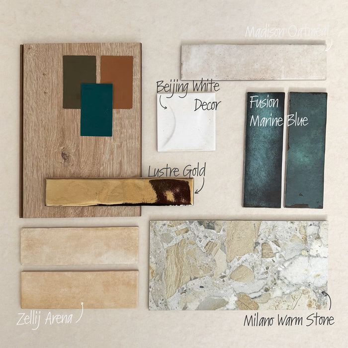Milano Warm Stone Polished Porcelain Tiles | 60cm x 120cm