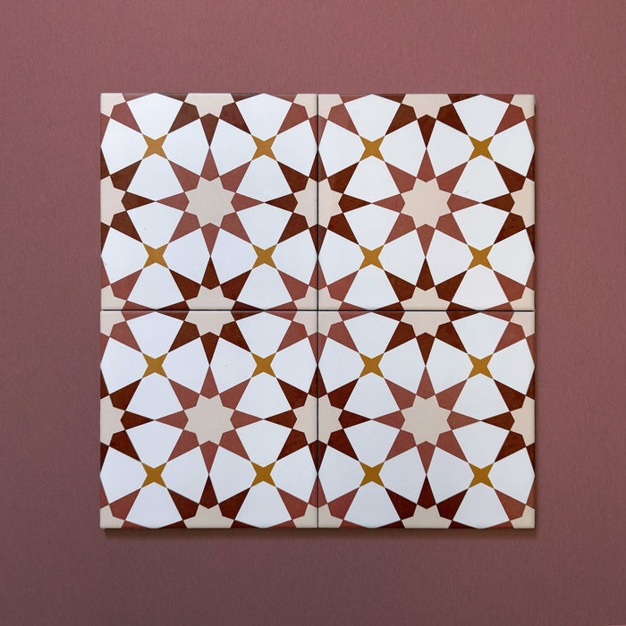 Agraba Cotto | Moroccan Style | 20cm x 20cm
