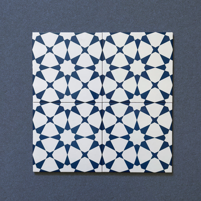 Agraba Navy | Moroccan Style | 20cm x 20cm