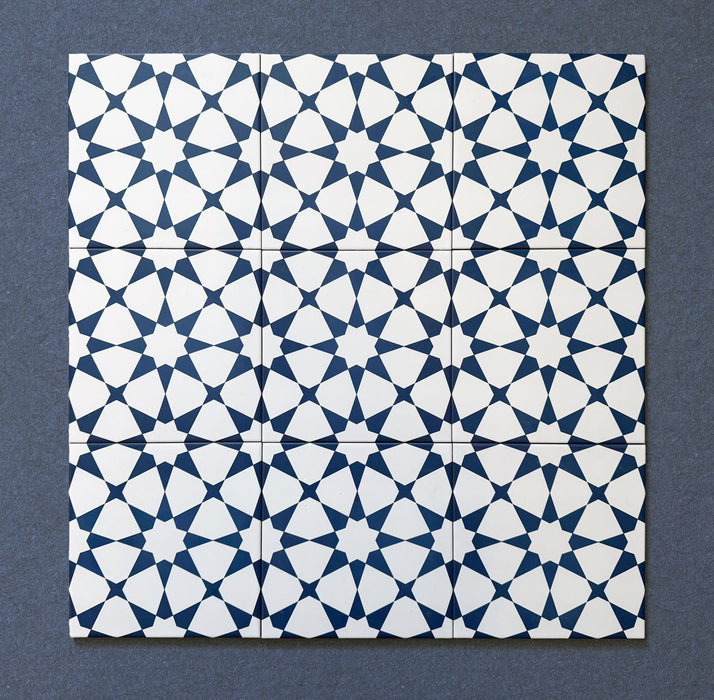 Agraba Navy | Moroccan Style | 20cm x 20cm