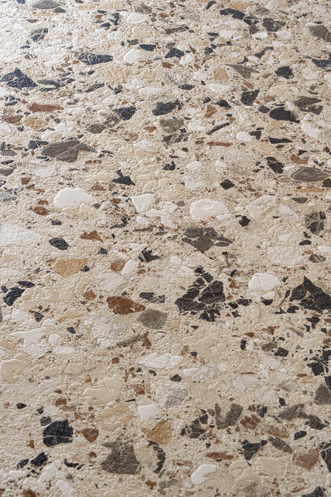 Vito Dolomite Classical Terrazzo Style 4d Brushed Finish Tiles 60cm x 120cm