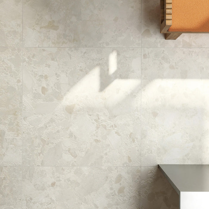 Essenza Pura Light 3D Terrazzo style Tiles 60cm x 120cm