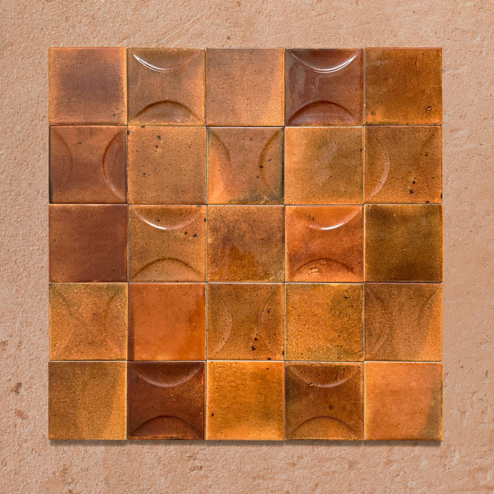 Beijing Amber Decor Square | Wall Tile | Moroccan Style | 10cm x 10cm