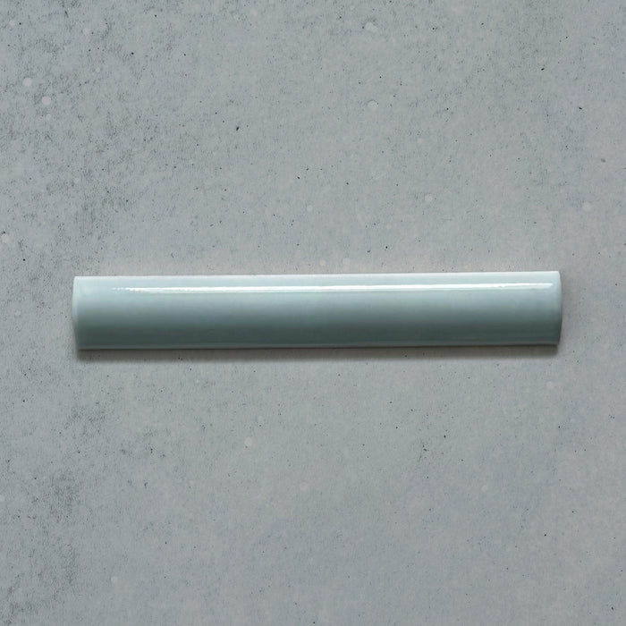 Zellij Aqua Blue Bullnose | Moroccan Style | 3cm x 20cm