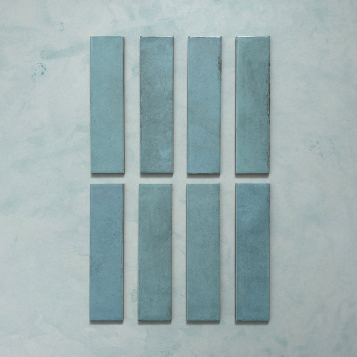Madison Aquamarine Brick | Wall Tiles | 6cm x 24.6cm