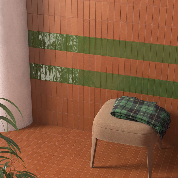 Atlas Cotto Mini Brick MATT Tile 5cm x 15cm