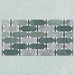 Bassano Abacus 3D Décor 60 × 120cm patterned wall and floor tile featuring elongated geometric detailing in soft green, grey, and marble-effect tones with a contemporary decorative finish.