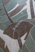 Close-up of Bassano Bali 3D Décor 60 × 120cm patterned wall and floor tiles, showcasing layered tropical leaf detailing, soft green tones, and contrasting marble-effect textures with a contemporary decorative finish.