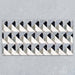 Bassano Diamond Tips 3D Décor 60 × 120cm patterned wall and floor tile featuring geometric diamond detailing in marble-effect grey, white, and black tones with a bold contemporary decorative finish.