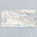 Bassano Quartz Lux 3D 60 × 120cm marble-effect wall and floor tile featuring soft white tones with flowing grey and gold veining and a luxurious contemporary polished finish.