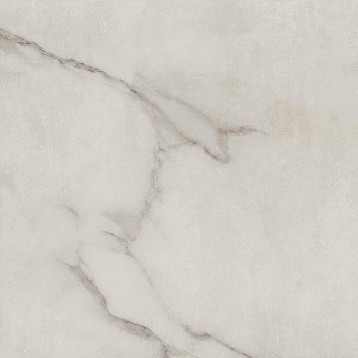 CUT TILE SAMPLE Haven Bianco Classic White Marble Style Chequerboard Tiles | 30cm x 30cm