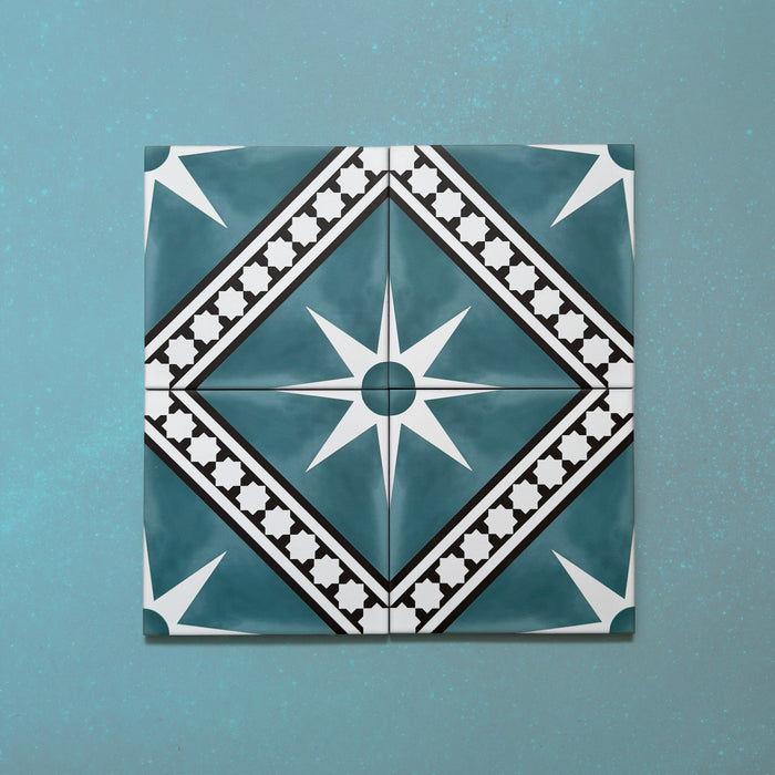 Galata Blue | Moroccan Style | 20cm x 20cm