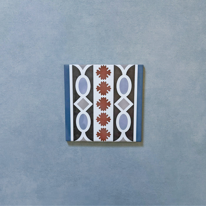 Empire Victorian Blue Mini Tiles | Border Tile | 15cm x 15cm