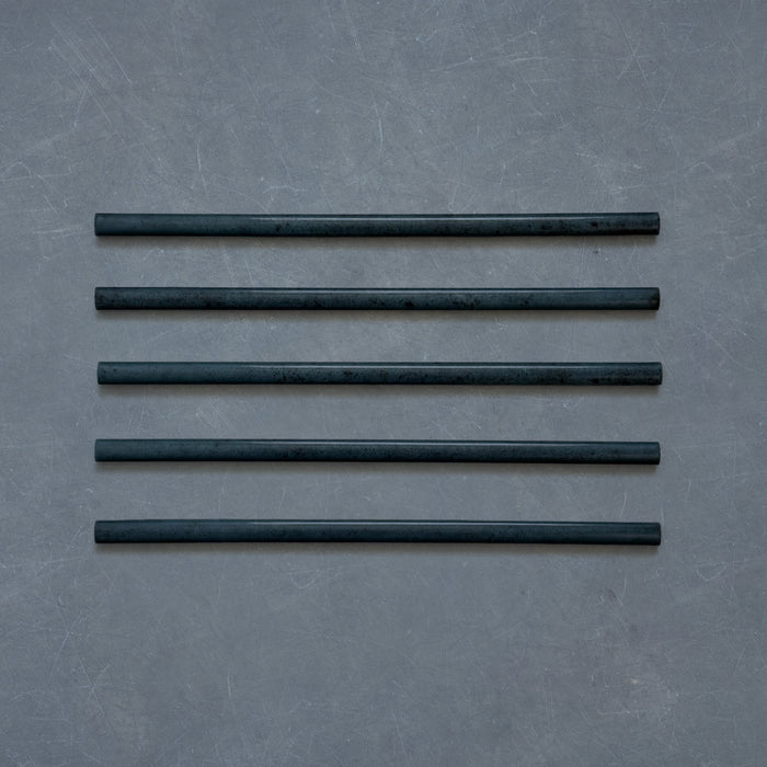 Izmir  Blue Gloss Pencil Bullnose Border Tile 1.2cm x 30cm