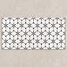 Bassano Flowers 3D Décor 60 × 120cm patterned wall and floor tile featuring an intricate geometric floral design in soft white and dark contrasting tones with a contemporary decorative finish.
