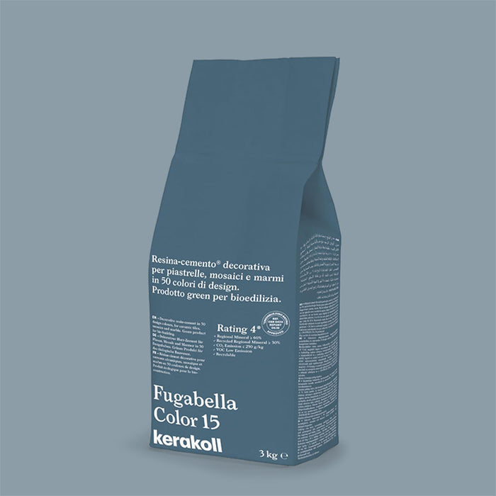 Kerakoll | Fugabella Color | Colour No. 15 | Deep Blue Grey |3kg