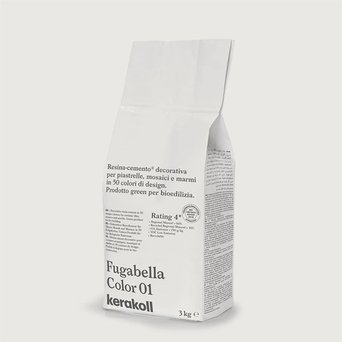Kerakoll | Fugabella Color | Colour No. 01 | Cotton White | 3kg