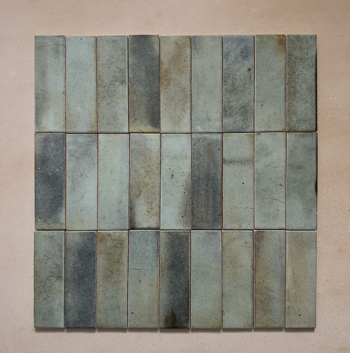 Beijing Celadon Green Brick | Wall Tile | Moroccan Style | 5.1cm x 16.1cm