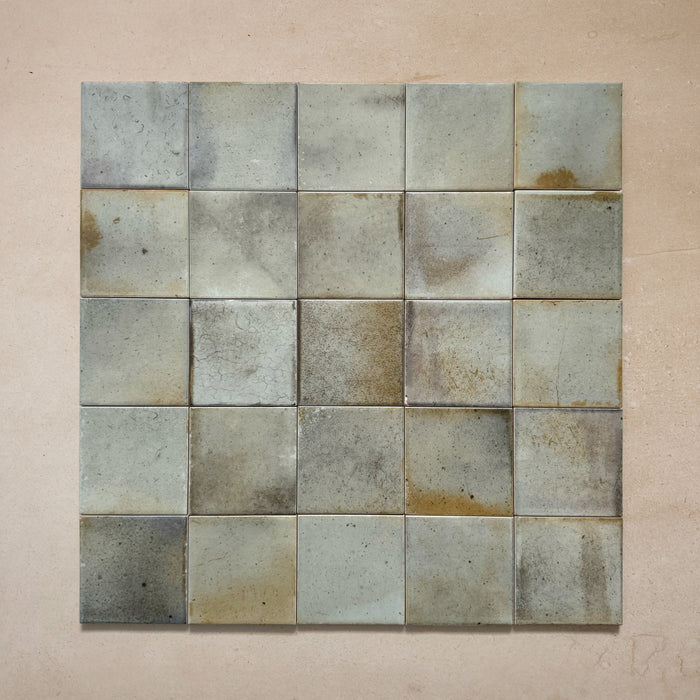 Beijing Celadon Green Square | Wall Tile | Moroccan Style | 10cm x 10cm