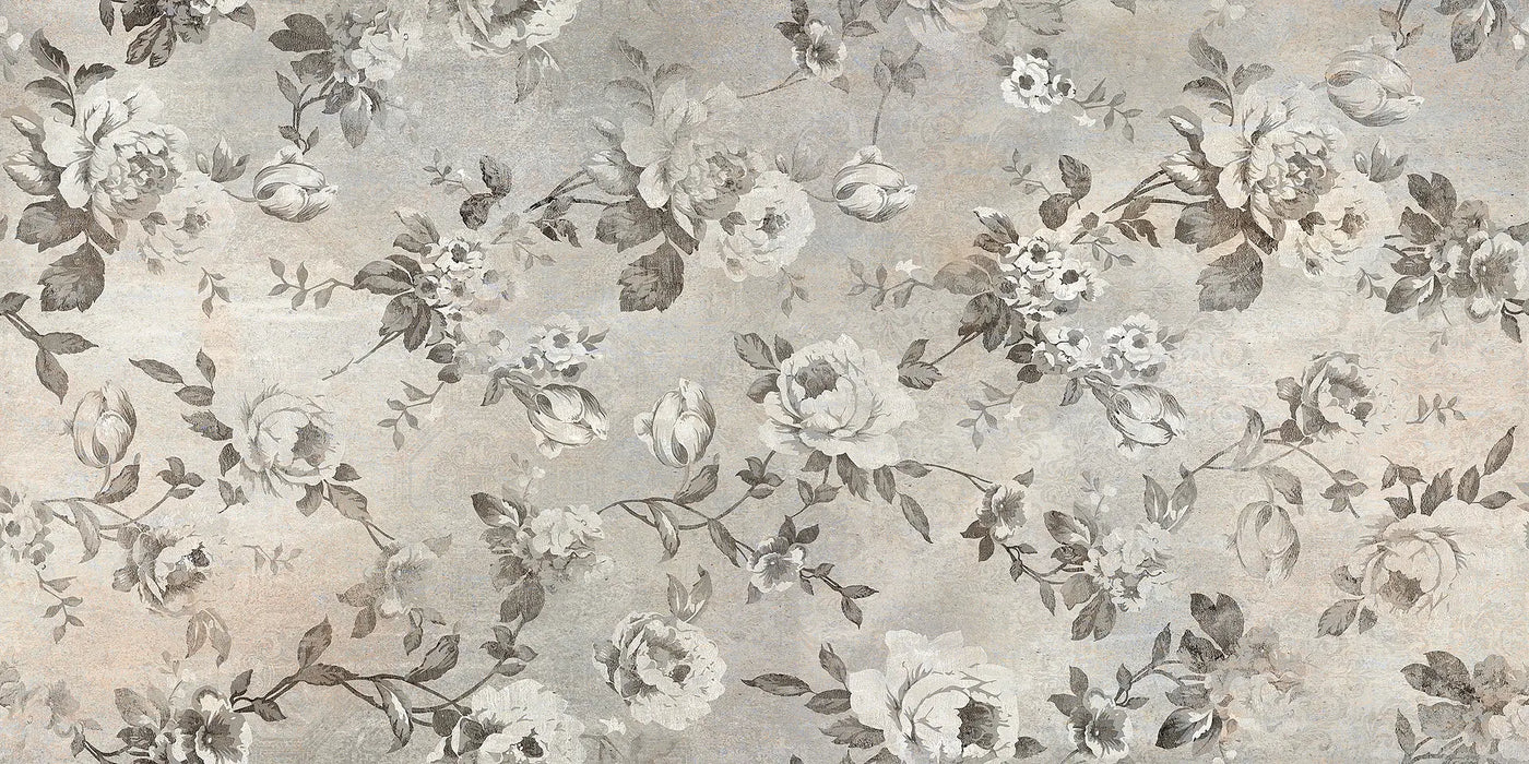 Felzin Light Roses Decor Metallic Wall and floor Tiles 60cm x 120cm