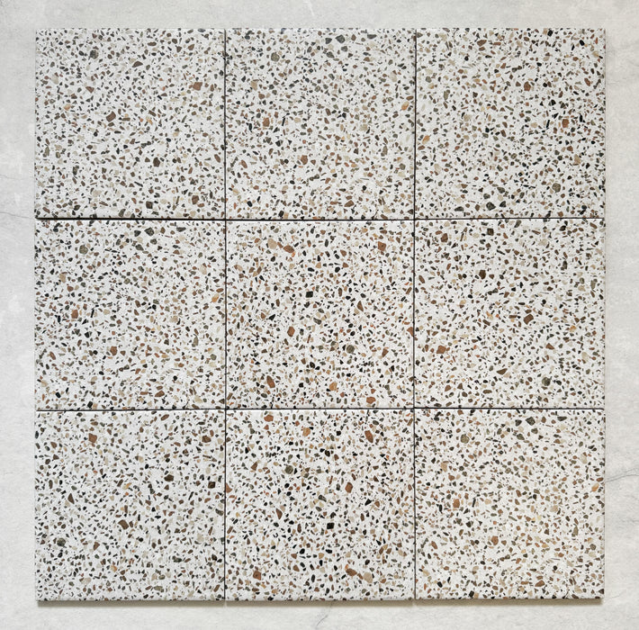Dino Terrazzo Blanco Dots | Terrazzo Style | 20cm x 20cm