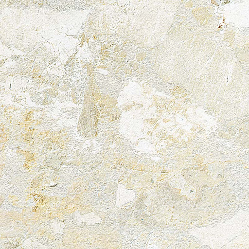 Essenza Pura 3D 60x60cm terrazzo-effect porcelain tiles featuring a textured stone-inspired surface with soft ivory and warm beige tones, designed for contemporary wall and floor interiors.