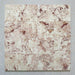 Fitzrovia Sylvester Pink honed natural marble tile in a 15.2cm x 15.2cm square format, featuring soft blush pink, cream and warm terracotta veining with natural variation for a luxurious, timeless natural stone finish.