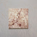 Fitzrovia Sylvester Pink honed natural marble tile in a 15.2cm x 15.2cm square format, featuring soft blush pink, cream and warm terracotta veining with natural variation for a luxurious, timeless natural stone finish.