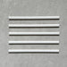 Fusion Arctic White 1.5x30cm gloss pencil bullnose border tiles featuring a clean bright white finish, designed for decorative edging and refined finishing details in contemporary wall tile installations.